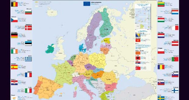 Carte L’Union européenne à recevoir chez vous