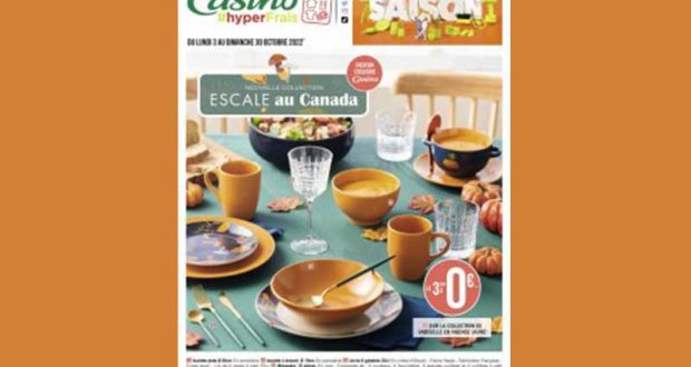 Catalogue Casino du 03 octobre au 30 octobre 2022