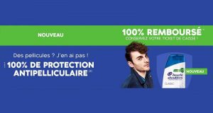 Shampooing head & shoulders 100% remboursé