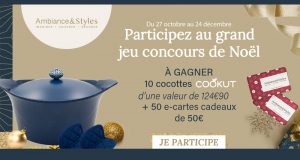 10 cocottes Cookut et 50 e-cartes cadeaux offertes