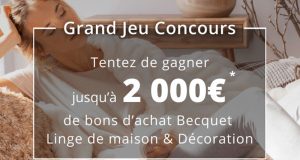 20 bons d'achat Becquet de 100 euros à gagner