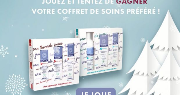 20 coffrets anti-âge Eau Thermale Jonzac à gagner