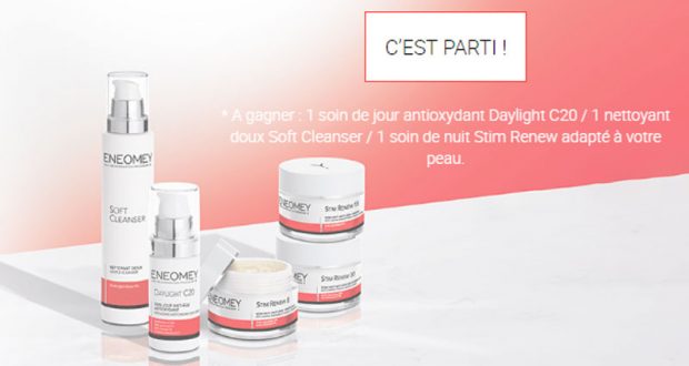 3 x 4 produits de soins Eneomey à remporter