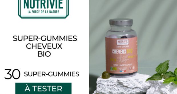 30 Super-Gummies Cheveux BIO NUTRIVIE à tester