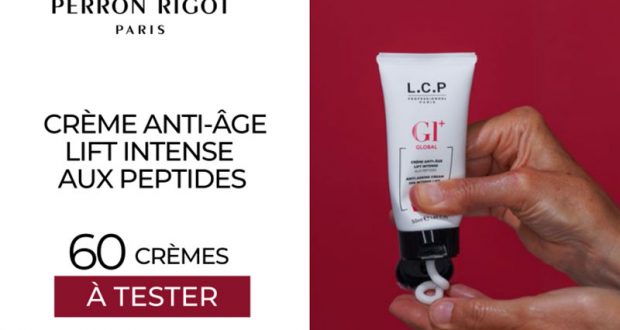 60 Crème Anti-Âge Lift Intense aux Peptides Perron Rigot à tester