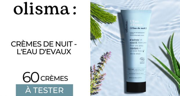 60 Crème de Nuit L'Eau d'Evaux Olisma à tester