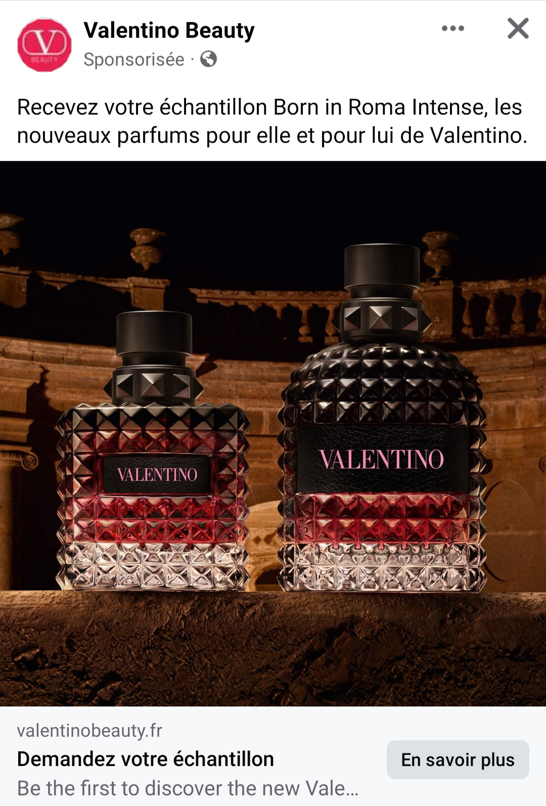 Parfums BORN IN ROMA Valentino