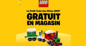 Set Le petit train des fêtes Lego offert gratuitement en magasin
