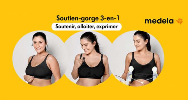 Testez le Soutien-gorge 3-en-1 MEDELA