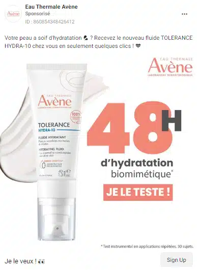 fluide TOLERANCE HYDRA-10 Avène