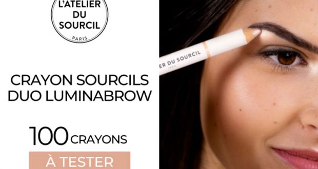 100 Crayons sourcils Duo Luminabrow à tester