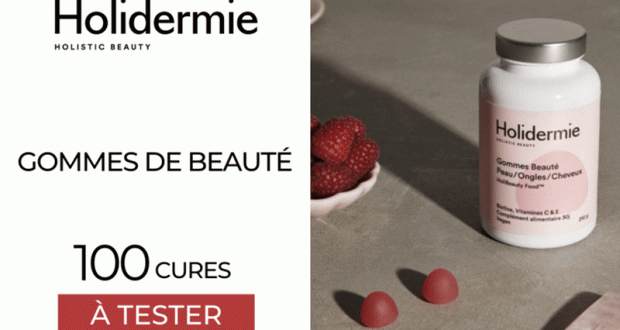 100 Gommes de beauté Holidermie à tester