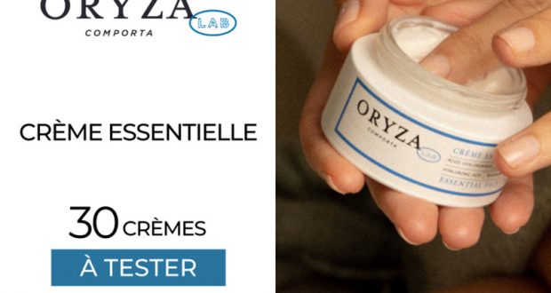 30 Crème Essentielle Oryza Lab à tester