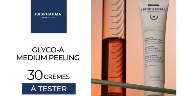 30 Crème Glyco-A Medium Peeling Isispharma à tester