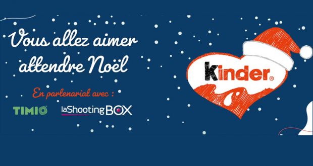 420 chocolats de Noël KINDER à remporter