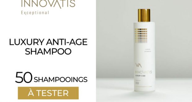 50 Soins Luxury Anti Age Shampoo Innovatis à tester