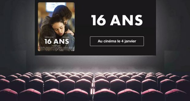 50 lots de 2 places de cinéma pour le film 16 ans à gagner