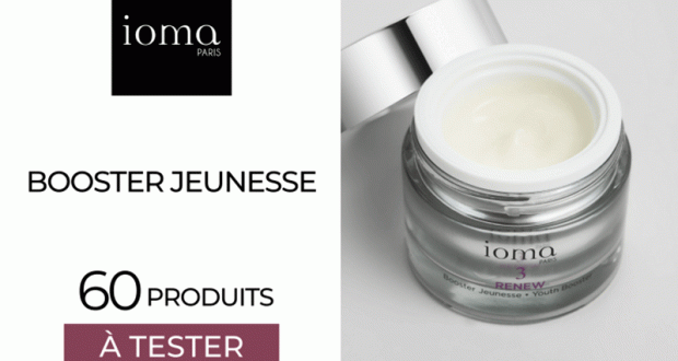 60 Booster Jeunesse IOMA Paris à tester