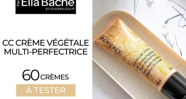 60 CC Crème Végétale Multi-Perfectrice Ella Baché à tester