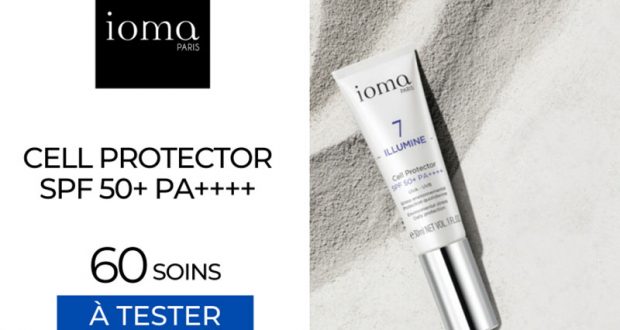 60 Cell Protector SPF 50+ PA++++ IOMA à tester