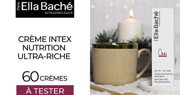 60 Crème Intex Nutrition Ultra-Riche Ella Baché à tester