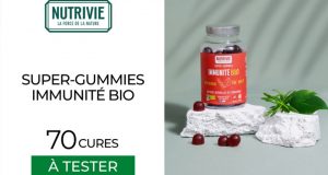 70 Super-Gummies Immunité BIO de NUTRIVIE à tester