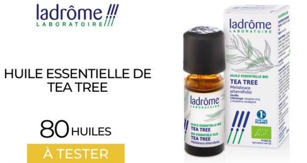 80 Huiles essentielles de Tea tree Ladrôme à tester