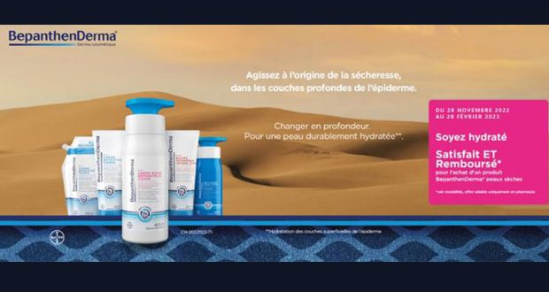 BepanthenDerma peau sèche BAYER 100% Remboursé