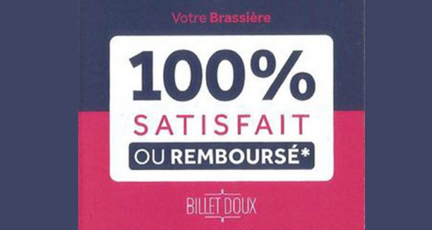 Brassière Evasion BILLET DOUX 100% Remboursé