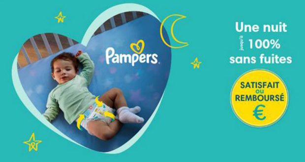 Couches et Culottes Pampers 100% remboursé