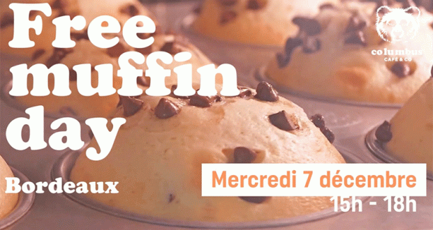 Distribution de muffins gratuits