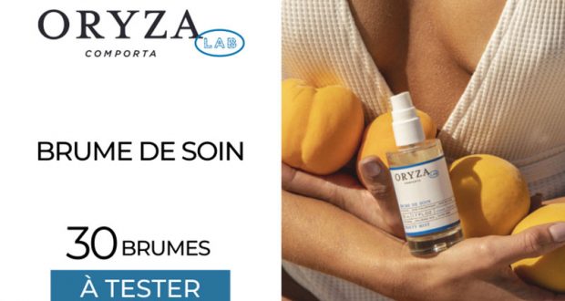 30 Brumes de Soin Oryza Lab à tester