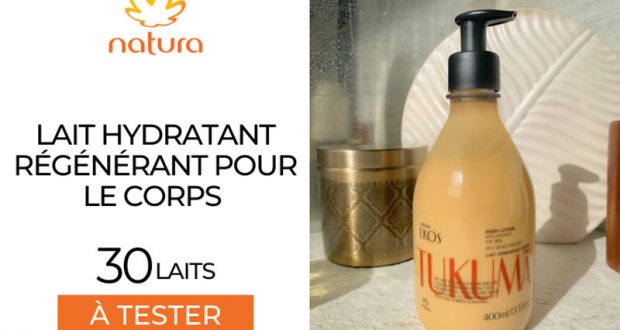 30 Lait hydratant régénérant pour le corps Ekos Tukumã à tester