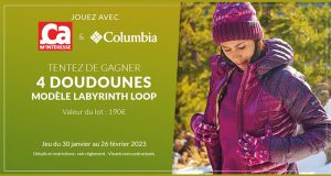 4 doudounes Columbia à remporter