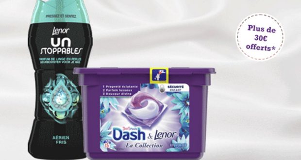 48 lots de Produits Dash et Lenor Unstoppables à gagner