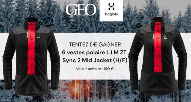 6 vestes polaires Haglofs à remporter