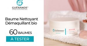 60 baume nettoyant démaquillant bio Guérande à tester