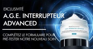 70 soins A.G.E. Interrupteur Advanced de Skinceuticals offerts