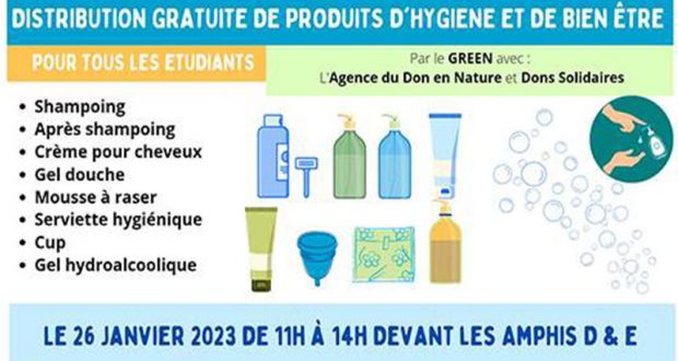 Distribution Gratuite de Produits d'Hygiène et de bien-être