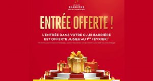 Entrée gratuite au Club Barrière