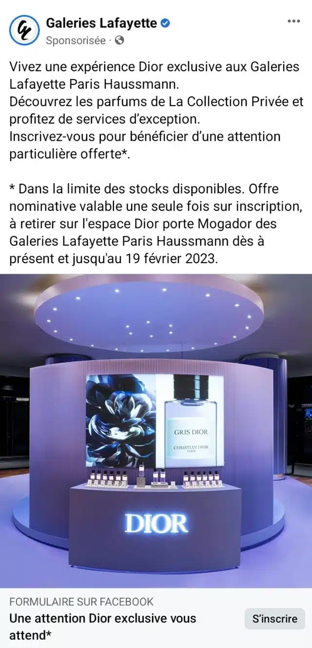 parfums Dior