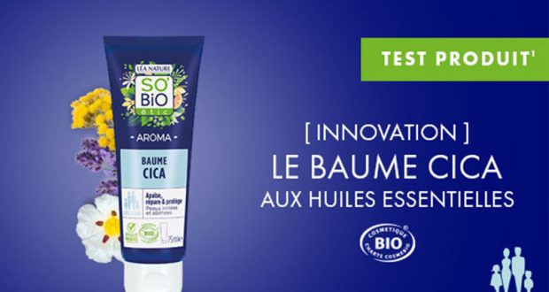 100 Baume CICA réparateur AROMA SO’BiO étic à tester