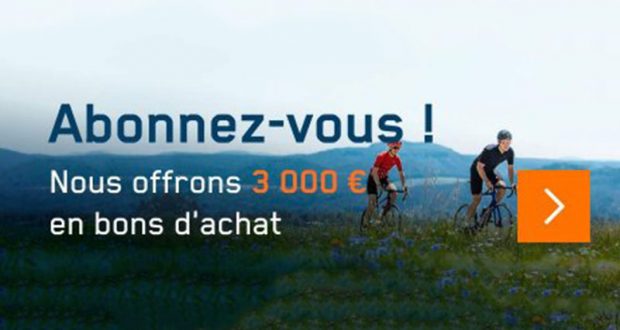 15 bons d'achat Bike24 de 200 euros offerts