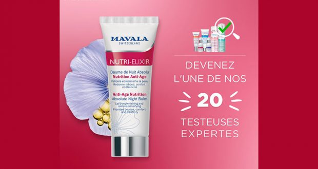 20 Baumes de Nuit Nutri Elixir de Mavala à tester