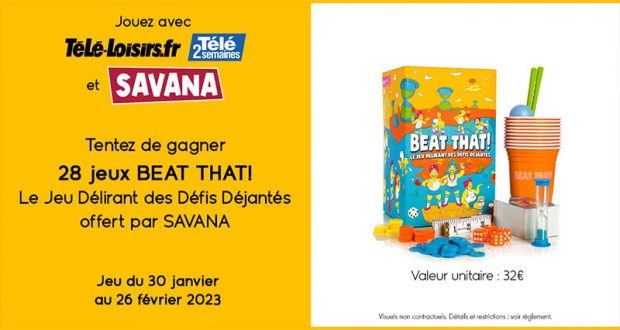 28 jeux de société Beat That à gagner