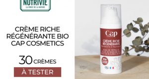 30 Crème Riche Régénérante Bio CAP COSMETICS à tester