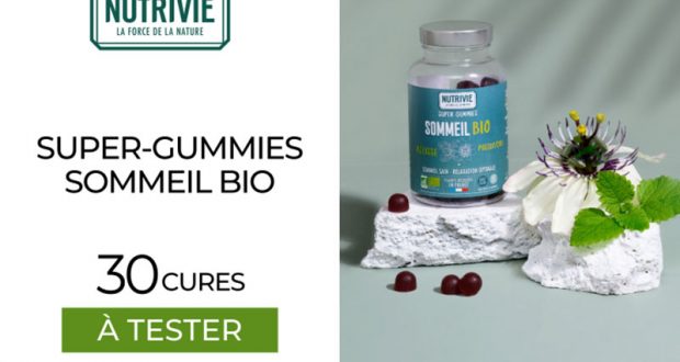 30 Gummies SOMMEIL BIO NUTRIVIE à tester