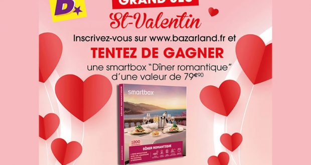 35 coffrets Smartbox "Dîner Romantique" offerts