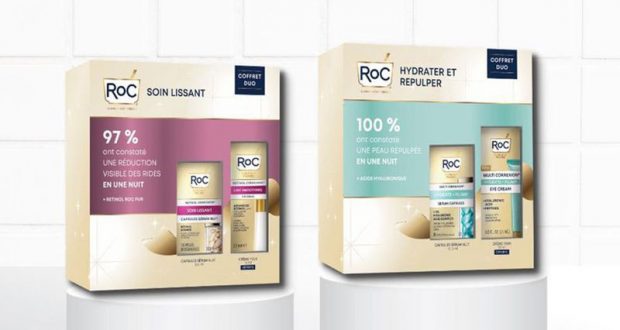 4 coffrets de produits de soins RoC Skincare offerts