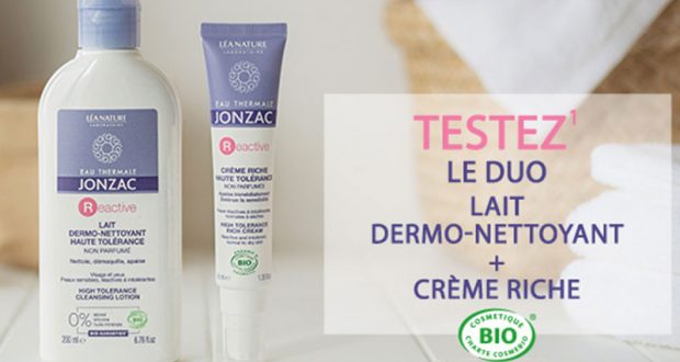 50 Duo Reactive visage Eau Thermale Jonzac à tester